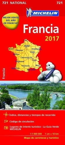 MAPA NATIONAL FRANCIA | 9782067218659 | VARIOS AUTORES | Llibreria Online de Tremp