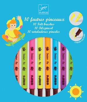 COLORS 10 RETULADORS PINZELL POP | 3070900087996