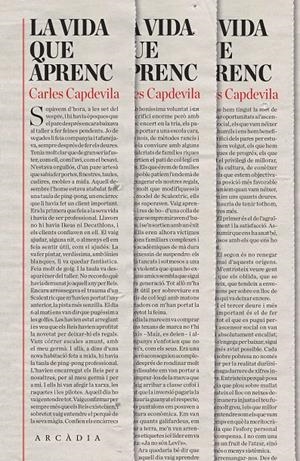 LA VIDA QUE APRENC | 9788494616365 | CAPDEVILA PLANDIURA, CARLES | Llibreria Online de Tremp