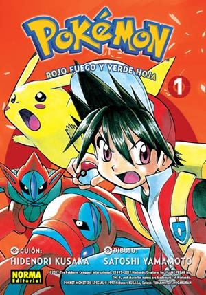 POKEMON-ROJO Y FUEGO Y VERDE HOJA N.1 | 9788467925128 | HINEDORI KUSAKA | Llibreria Online de Tremp