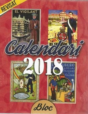 CALENDARI SANT JORDI BLOC 2018 | 9788489865396