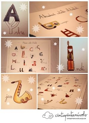 ABECEDARI CATALÀ IL·LUSTRAT | CINTA | CINTA PINTANUVOLS | Llibreria Online de Tremp