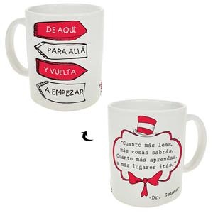 TAZA CUANTO MÁS LEAS MÁS COSAS SABRÁS | 8430269141497