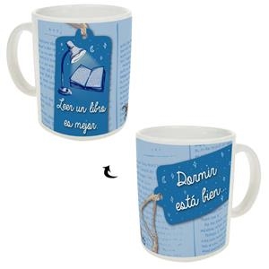 TAZA LEER UN LIBRO ES MEJOR | 8430269129884