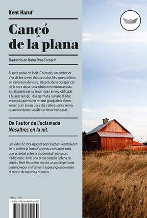 CANÇÓ DE LA PLANA | 9788494601484 | HARUF, KENT | Llibreria Online de Tremp