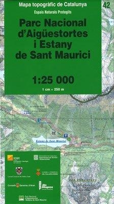 MAPA PARC NACIONAL D'AIGÜESTORTES I ESTANY DE SANT MAURICI 1:25000 | 9788439395003 | Llibreria Online de Tremp