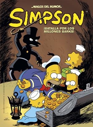 ¡BATALLA POR LOS MILLONES BARKS! (MAGOS DEL HUMOR SIMPSON 50) | 9788466658966 | MATT GROENING