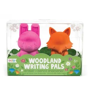 GOMA ESBORRAR + MAQUINETA WOODLAND WRITING PALS | 879426009351 | Llibreria Online de Tremp