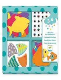 CREAR AMB ENGANXINES. M'AGRADEN ELS PEIXOS | 3070900090521 | Llibreria Online de Tremp