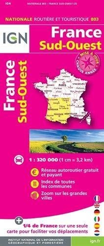 803 FRANCE SUD-OUEST 2019 1:320.000 -IGN | 9782758545750 | Llibreria Online de Tremp