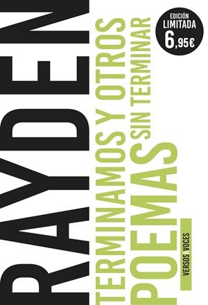 TERMINAMOS Y OTROS POEMAS SIN TERMINAR | 9788467055658 | RAYDEN | Llibreria Online de Tremp