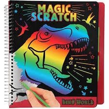 DINO WORLD MAGIC-SCRATCH BOOK  | 4010070427405