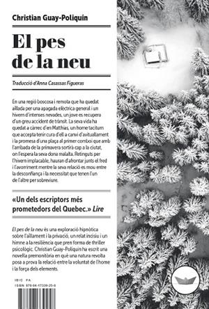 EL PES DE LA NEU | 9788417339258 | GUAY-POLIQUIN, CHRISTIAN | Llibreria Online de Tremp