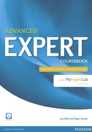 EXPERT ADVANCED 3RD EDITION COURSEBOOK WITH AUDIO CD AND MYENGLISHLAB PACK | 9781447961994 | BELL, JAN/GOWER, ROGER