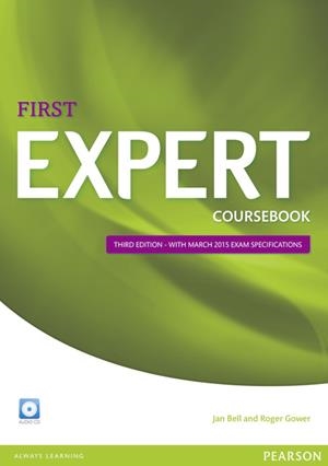 EXPERT FIRST 3RD EDITION COURSEBOOK WITH CD PACK | 9781447962007 | BELL, JAN/GOWER, ROGER