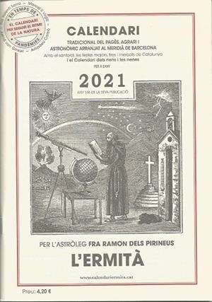 CALENDARI L'ERMITA 2021 | 9782809202045