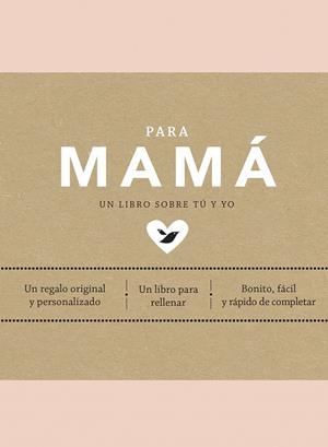 PARA MAMÁ | 9788401025044 | VAN VLIET, ELMA | Llibreria Online de Tremp