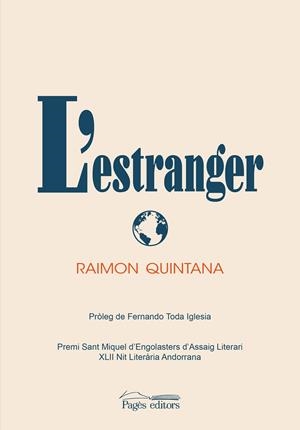 L'ESTRANGER | 9788413032177 | QUINTANA MIRÓ, RAIMON | Llibreria Online de Tremp
