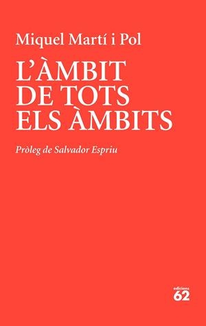 L'ÀMBIT DE TOTS ELS ÀMBITS | 9788429779233 | MARTÍ I POL, MIQUEL | Llibreria Online de Tremp