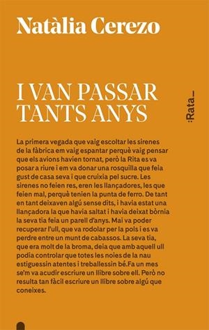 I VAN PASSAR TANTS ANYS | 9788416738045 | CEREZO, NATÀLIA | Llibreria Online de Tremp