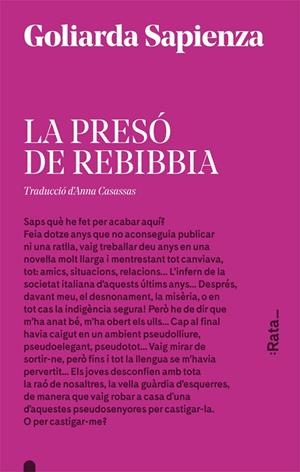 LA PRESÓ DE REBIBBIA | 9788416738175 | SAPIENZA, GOLIARDA | Llibreria Online de Tremp