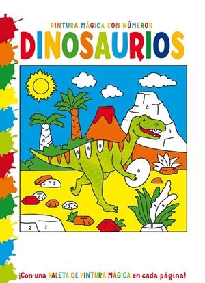 PINTURA MÁGICA CON NÚMEROS: DINOSAURIOS | 9788468350134 | VARIOS AUTORES | Llibreria Online de Tremp