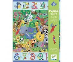 PUZZLE GEGANT 1 A 1O JUNGLA | 3070900071483 | Llibreria Online de Tremp