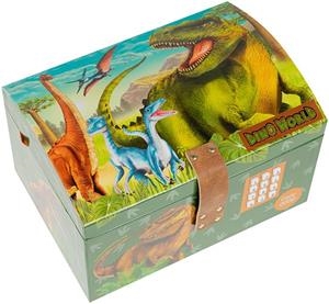 DINO WORLD COFRE AMB CODI I SOROLL | 4010070576233 | Llibreria Online de Tremp