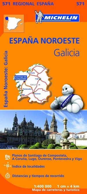MAPA REGIONAL GALICIA | 9782067184107 | VARIOS AUTORES | Llibreria Online de Tremp