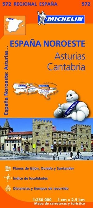 MAPA REGIONAL ASTURIAS, CANTABRIA | 9782067184152 | VARIOS AUTORES | Llibreria Online de Tremp