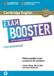 CAMBRIDGE ENGLISH EXAM BOOSTERS. BOOSTER FOR ADVANCED WITH ANSWER. KEY WITH AUDI | 9781108349086 | ALLSOP, CAROLE/ROBINSON, ANNE