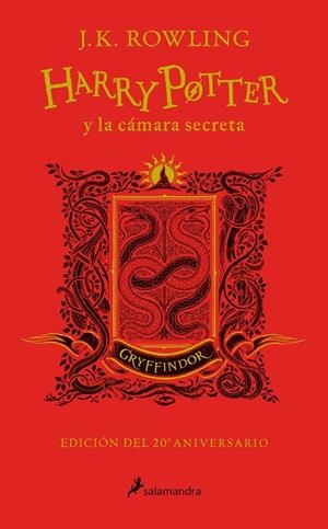 HARRY POTTER Y LA CÁMARA SECRETA (EDICIÓN GRYFFINDOR DEL 20º ANIVERSARIO) (HARRY | 9788498389715 | ROWLING, J.K. | Llibreria Online de Tremp