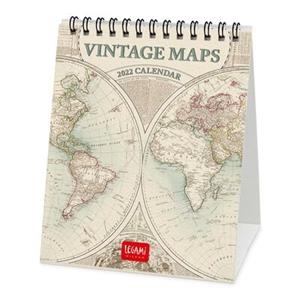 CALENDARI SOBRETAULA VINTAGE MAPS 2022 | 8054320563259 | Llibreria Online de Tremp