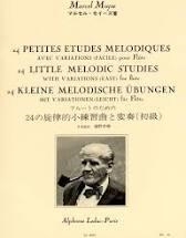 24 PETITES ETUDES MELODIQUES POUR FLUTE | 9790046180255 | MARCEL MOYSE