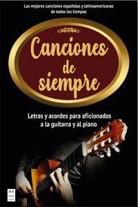 CANCIONES DE SIEMPRE | 9788418703096 | FRANCISCO VAZQUEZ | Llibreria Online de Tremp
