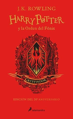 HARRY POTTER Y LA ORDEN DEL FÉNIX (EDICIÓN GRYFFINDOR DEL 20º ANIVERSARIO) (HARR | 9788418174605 | ROWLING, J.K. | Llibreria Online de Tremp