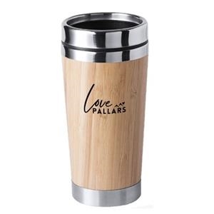 TERMOS AMB COBERTA DE BAMBÚ LOVE PALLARS | LOVEPALLARS2 | LOVE PALLARS | Llibreria Online de Tremp
