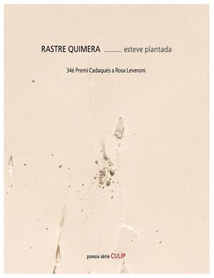 RASTRE QUIMERA | 9788481289664 | Llibreria Online de Tremp