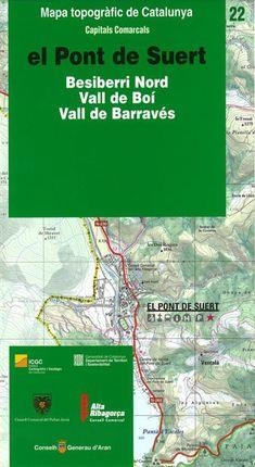 MAPA TOPOGRÀFIC DE CATALUNYA. EL PONT DE SUERT | 9788439393511 | Llibreria Online de Tremp