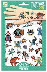 TATUATGES HEROIS CONTRA VILLANS | 3070900096141