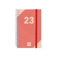 AGENDA ANUAL 2023 SETMANA VISTA MINI VERMELL | 8422952350750 | Llibreria Online de Tremp