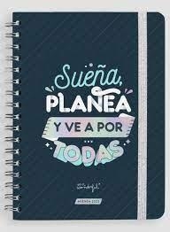 AGENDA MINI 2023 SETMANA VISTA SUEÑA PLANETA Y VE A POR TODAS | 8445641016843 | Llibreria Online de Tremp