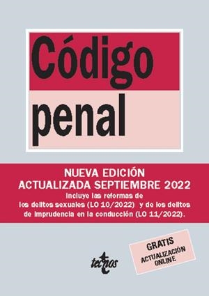 CÓDIGO PENAL | 9788430987009 | EDITORIAL TECNOS | Llibreria Online de Tremp