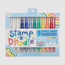 SET OF DOUBLE ENDED MARKERS COLOR CHANGING STAMP | 810078036746 | Llibreria Online de Tremp