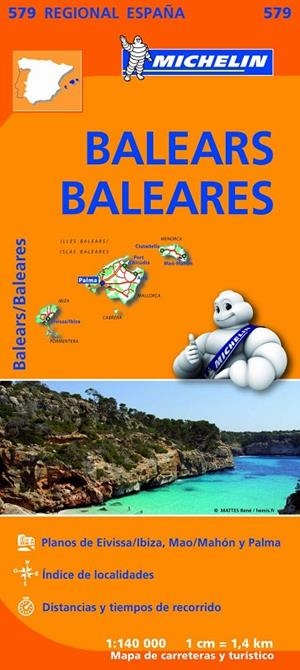 MAPA REGIONAL BALEARS / BALEARES | 9782067184503 | VARIOS AUTORES | Llibreria Online de Tremp