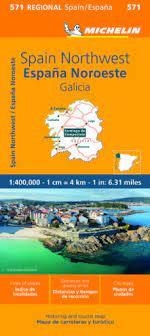 MAPA REGIONAL ESPAÑA NOROESTE - GALICIA (11571) | 9782067259027 | Llibreria Online de Tremp