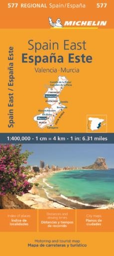 MAPA REGIONAL ESPAÑA ESTE - COMUNIDAD VALENCIANA, MURCIA | 9782067259041 | Llibreria Online de Tremp