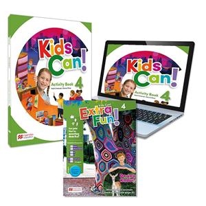 KIDS CAN! 4 ACTIVITY BOOK: CUADERNO DE ACTIVIDADES IMPRESO + ACCESO A LA VERSIÓN | 9781380053145 | OMEROND, MARK/SHAW, DONNA