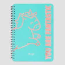 LLIBRETA A4 UNICORN MINT "YOU ARE FANTASTIC" | 8445641035110