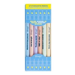 SET DE 6 ROTULADORS MARCADORS DE DOBLE PUNTA | 8445641031136